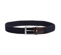 Tommy Hilfiger Herren Gürtel New Adan Belt 3,5 cm Stoffgürtel, Blau (Sky Captain), 80 cm