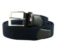 Tommy Hilfiger Herren Gürtel New Adan Belt 3,5 cm Stoffgürtel, Blau (Sky Captain), 95 cm