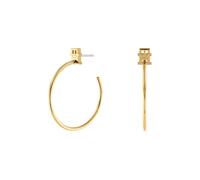 Tommy Hilfiger Monogram Hoop Ohrringe Rostfreier Stahl 2780720 - Damen - Stainless Steel