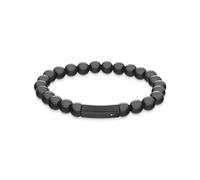 Armband TOMMY HILFIGER "SS24 BEADS, 2790581, 2790582" Armbänder Gr. Edelstahl, schwarz (schwarz, schwarz) Herren Schmuck (22316167-0)