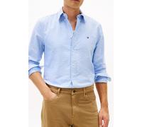 Tommy Hilfiger Oxford Dobby Regular Fit Shirt Shirt Blue/allover Größe: M | Business hemden Outlet | Herren | Blau