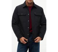 Hemdjacke TOMMY HILFIGER "PACKABLE", Herren, Gr. XL, schwarz, Web, Obermaterial: 100% Polyester. Futter: 100% Polyester. Füllung: 100% Polyester, regular fit normal, Manschette, Jacken, Leichtgewichti