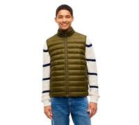 Steppweste TOMMY HILFIGER "PACKABLE RECYCLED VEST", Herren, Gr. M, huntsman grün, Web, Obermaterial: 100% Polyamid, casual, normal hüftlang, Westen, mit Logostickerei (41295768-M) huntsman grün
