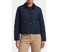 Tommy Hilfiger Steppjacke Padded Flag Quilted Jacket Damen Regular Fit Schwarz/Night Navy XL (42)