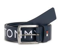 Tommy Hilfiger Palermo Bestickter Kunstleder Gürtel 75 cm desert sky