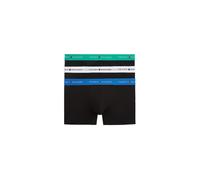 Tommy Hilfiger Trunk Boxershorts schwarz blau grün (3 Stück) - L