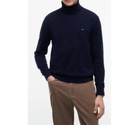 Tommy Hilfiger Herren Pullover Pima Cashmere Roll Neck mit Rollkragen, Blau (Desert Sky), S