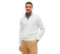 Tommy Hilfiger Troyer-Pullover Herren Baumwolle weiß, XL