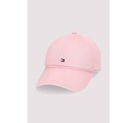 Baseball Cap TOMMY HILFIGER "FLAG SOFT", Herren, broadway pink, Web, Baumwolle, unifarben, Caps, Regular fit mit festem Schirm (39445444-0) broadway pink