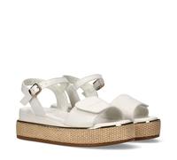 Tommy Hilfiger Platform-Sandale Branding, Celia, weiß, 31