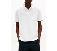 Poloshirt TOMMY HILFIGER "POCKET CLASSIC FIT POLO", Herren, Gr. L, weiß, Jersey, Obermaterial: 100% Baumwolle, casual, Kurzarm Bündchen, Shirts (97852965-L) weiß