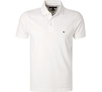 Tommy Hilfiger Polo-Shirt Herren Slim Fit Kurzarm Baumwoll-Piqué weiß, XXL