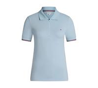 Tommy Hilfiger Equestrian Damen Zip Polo ANAHEIM Sommer 2026 - M, sweet blue