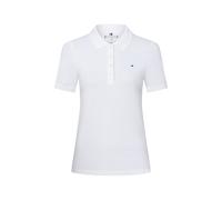 Tommy Hilfiger Damen Poloshirt Kurzarm 1985 Pique Slim Fit, Weiß (Optic White), XL