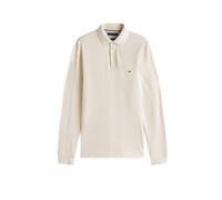 Tommy Hilfiger Longsleeve Polo Melange Ecru - Größe XXL Wollweiß XXL