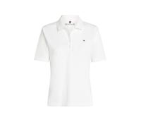 Tommy Hilfiger Regular Fit Poloshirts aus Baumwoll-Mix in Ecru, Größe M