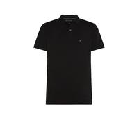 Tommy Hilfiger Kurzarm-Poloshirt Liquid Cotton Essential Reg Jersey 100% Baumwolle Herren S Schwarz