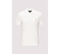 Tommy Hilfiger Regular Fit Poloshirt mit Logo-Stitching in Weiss, Größe XXXL