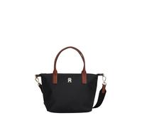 Tommy Hilfiger Popette Mini-Tragetasche für Damen, 1 Stück, Schwarz, One Size, Handtaschen