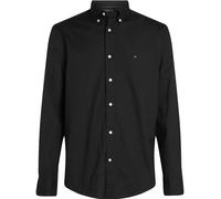 Tommy Hilfiger Poplin Hemd Flex Schwarz - Größe S Schwarz S