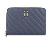 Tommy Hilfiger Damen Poppy Reform MED ZA QU AW0AW17017 Rundum Reißverschluss Brieftasche, Blau (Faded Ink)