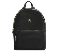Cityrucksack TOMMY HILFIGER "POPPY NEW BACKPACK" Gr. B/H/T: 30 cm x 40 cm x 13 cm, schwarz (black) Rucksäcke in dezentem Stil (81396908-0)