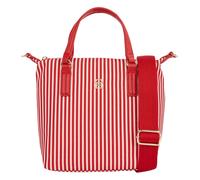 TOMMY HILFIGER Poppy Summer Small Tote Primary Red Stripe