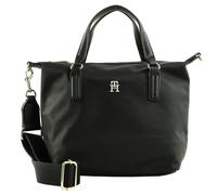 Tommy Hilfiger Poppy Flag Small Tote in Black (9.5 Liter), Handtasche