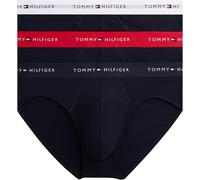 Tommy Hilfiger Premium Essentials Slip aus Stretch-Baumwolle, 3er-Pack, Marineblau mit Olive Night/Peacoat/Glacier Grey