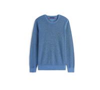 Tommy Hilfiger Herren Pullover Essential Structure Crew Neck Regular Fit, Blau (Petrol Blue Heather), XXL