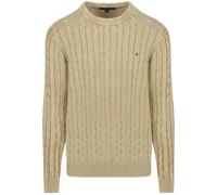 Tommy Hilfiger Pullover Cable Sandalwood - Größe XXL Beige XXL