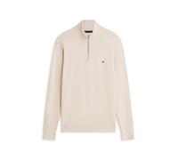 Tommy Hilfiger Half Zip Pullover Essential Greige - Größe XL Grau XL