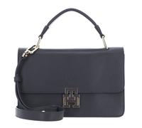 TOMMY HILFIGER Pushlock Leather Crossover Bag Grey