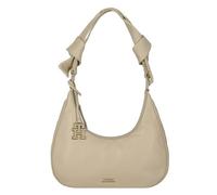 Tommy Hilfiger Pushlock Schultertasche Leder 28 cm cream (TAS002413) weiss