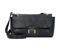 Tommy Hilfiger Pushlock Umhängetasche Leder 22 cm black