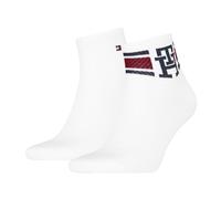 Tommy Hilfiger Quarter 2P Sport M - kurze Socken - Herren 39/42 White