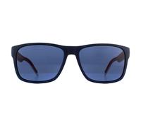 Tommy Hilfiger Rectangle Mens Black Red White Blue Avio Sonnenbrillen Einheitsgröße