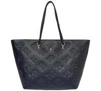 Tommy Hilfiger Refined Tote Monogram, Shopper, Tote Bag, Schultertasche, Dunkelblau