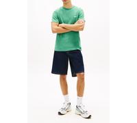 Tommy Hilfiger Regular Badge Tee Bahama Green Größe: M | Basic T-Shirts Outlet | Herren | Grün