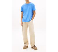 Tommy Hilfiger Regular Badge Tee Blue Twilight Größe: M | Basic T-Shirts Outlet | Herren | Blau