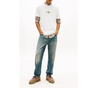 Tommy Hilfiger Regular Block Sign T-shirt Ecru Größe: XL | Bedruckte T-Shirts Outlet | Herren | Braun