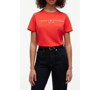Tommy Hilfiger Regular Corp Logo C-neck Fire Red Größe: L | Hemden Outlet | Damen | Rot