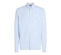 Tommy Hilfiger - Regular Fit gestreiftes Popeline-Hemd blau - Gr. - XL