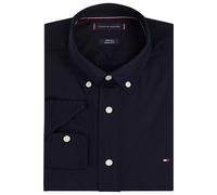 Tommy Hilfiger Regular Fit Hemd blau, Einfarbig