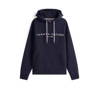 Tommy Hilfiger Regular Fit Kapuzen Sweatshirt blau, Einfarbig