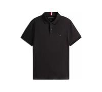 Poloshirt TOMMY HILFIGER "LIQUID COTTON ESSENTIAL REG POLO" Gr. L, schwarz (black) Herren Shirts Kurzarm (22490131-L)