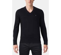 Tommy Hilfiger Regular Fit Sweater With Stretch In Black Größe: L | Pullover Outlet | Herren | Schwarz