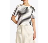 Tommy Hilfiger Stripe Regular Fit Kurzarm-t-shirt M Calico / Dark Night Navy