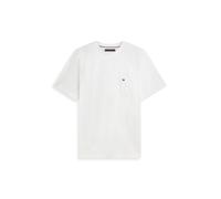 Tommy Hilfiger Regular Fit T-Shirt aus reiner Baumwolle in Weiss, Größe XL