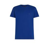 Tommy Hilfiger Regular Fit T-Shirt Rundhals blau, Einfarbig